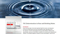 TOC Determination in Raw and Drinking Water