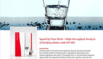 Speed Up Your Work – High-throughput Analysis of Drinking Water with ICP-MS